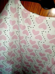 Cute Heart Pattern Dress