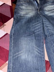 Wide Leg Denim Jeans