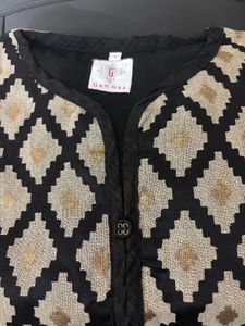 Black Gamma Cotton Kurti