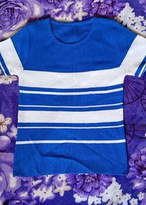 Blue Striped T-shirt