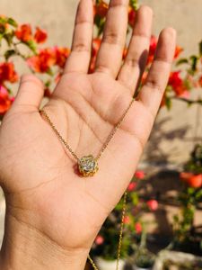 Gold Flower Necklace