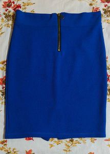 Royal Blue Mini Skirt