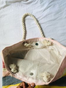 Striped Tote Bag
