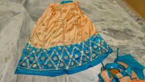 Gotta Patti Work Rajputi Dress