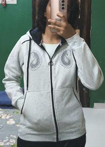 Warm Sweater With Embroidery