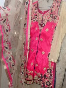 Heavy Embroidery Patiyala Suit Set