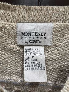 Vintage Embroidered Cardigan Sweater