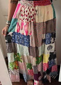 Patchwork Ethnic Skirt
