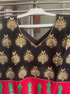 Embroidered Indian Dress