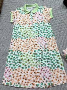 Polo Dress With Short Sleeves 10–11yrs