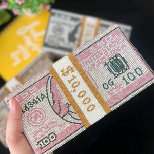 dollar 💵 Rhinestone Clutch