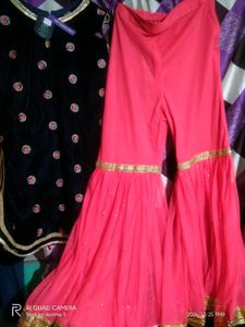 pure Velvet suit with Sharara💙💗