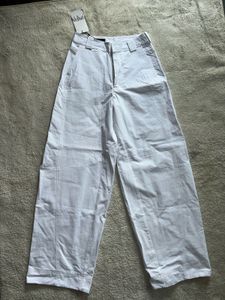 White Baggy Trouser