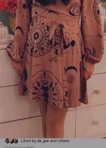 Peace&amp;chaos Horoscope Wrap Dress