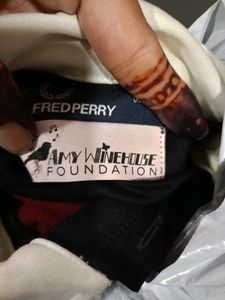 (Fredberry)Maroon &amp; Black Polo 👕 With White C