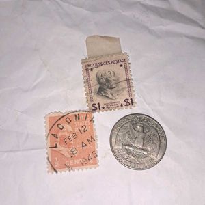 1940s USA Vintage stamps