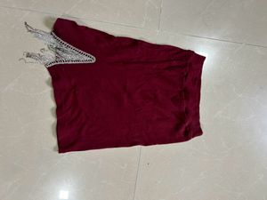 Rhinestone Design Party Wear Skirt