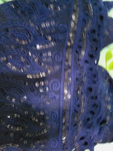 Sequence Pattern Party Wear Kurta Hand Made