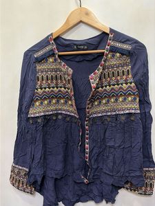Boho Embroidered Top