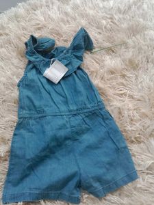 Cute Denim Romper