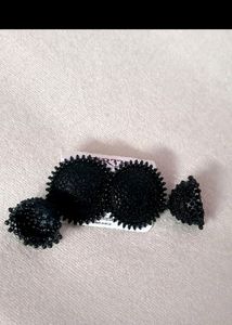 Black Jhumka Earrings