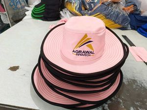 MRF White Bucket Hats