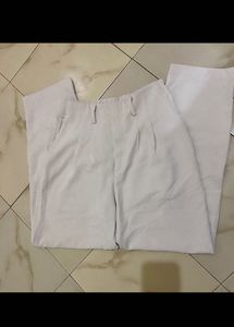 Cream Formal Pants