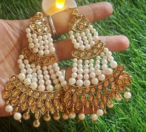 Mallikajaan Gold Toned Earrings🤍