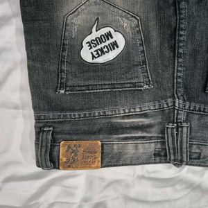 Micro Mini Denim Skirt