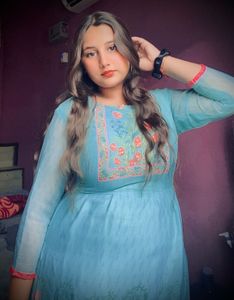 Stylish Blue Embroidered Kurta