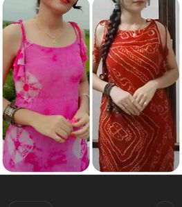 Strap Kurti  - Set of 2