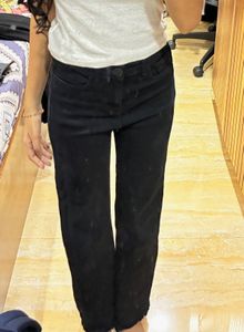 Black Straight Leg Jeans