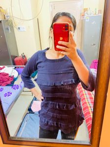 Purple Woolen Top