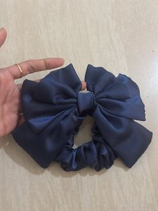 Floral Bow Tie with  scrunchie (pack of 2