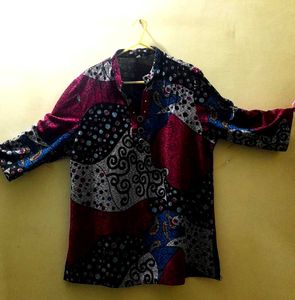 Patterned Ethnic Top 👚