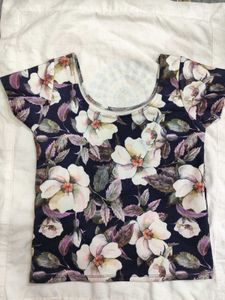 Floral Print Top Set Of 2