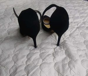 Black pencil heels