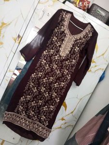 Elegant Embroidered Kurta Set