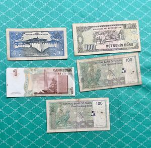 50 Foreign Notes Rare
