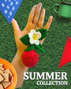 Strawberry Keychain