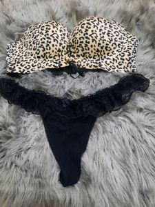 Leopard Print Lingerie Set