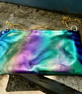 Teal color Fastrack Sling Bag