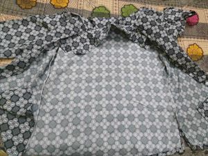 Patterned Button-Down Shirt