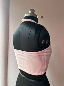 Pink Halter Top