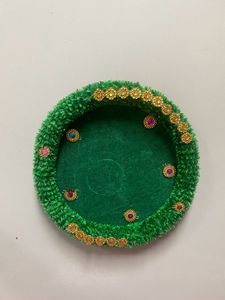 Hanmade Decorated Thali For Mehandi