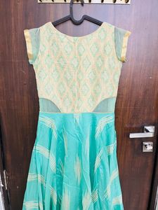 Green Long Frock