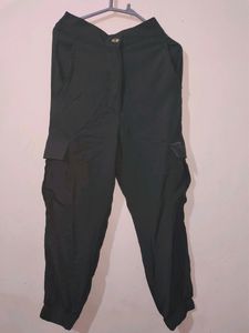 Street Style Store (SSS) - Korean Black Cargo Jogg