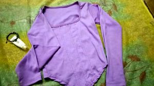 Lilac Colour Beautiful Top