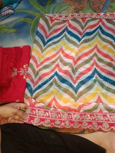 Cotton Silk Kurta Pant Set With Duu