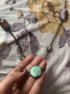 Antique Boho Multistrand Layered Necklace